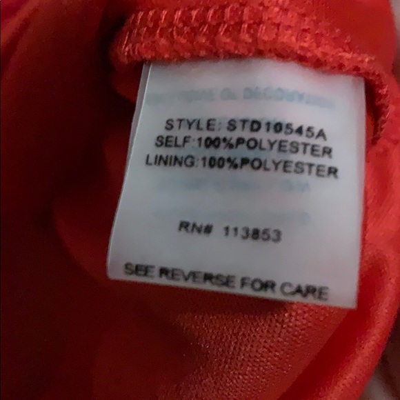 NWT SugarLips Red Dress - Picture 3 of 4